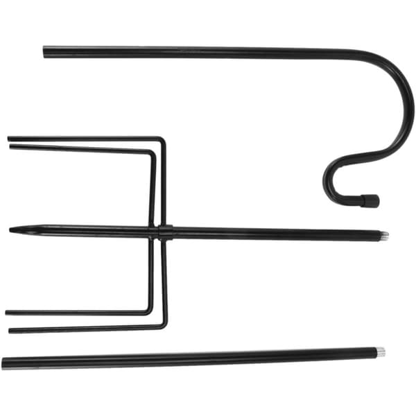 Kroge, 2 stk. Metal kroge til udendørs fuglefoderautomater, solcellelamper, julelys