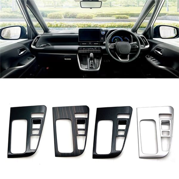 Til Voxy Noah Hybrid 90 Serie 2022 Central Control Gear Shift Panel Cover Frame Trim Beskyttelse RHD Træstruktur