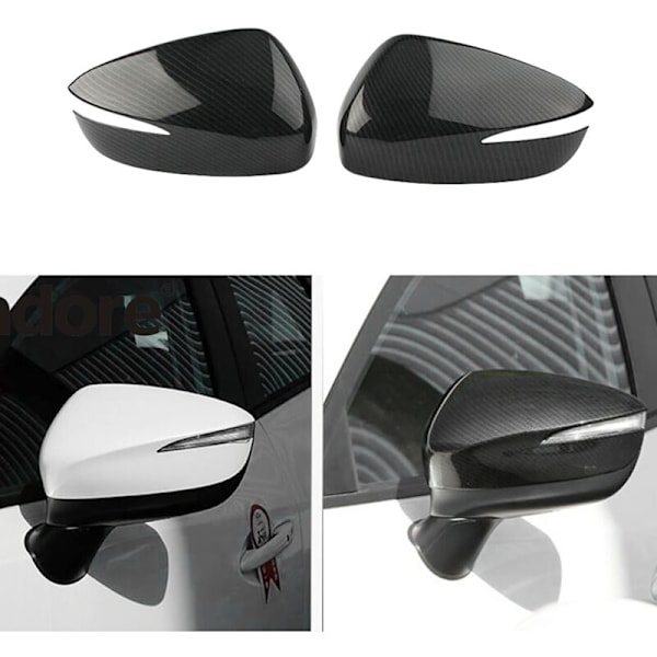 for -3 CX3 2016 2017 2018 2019 2020 ABS Fiber Side Door Rearview Mirror Trims Cover