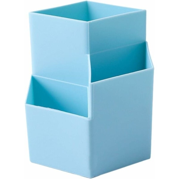 Multifunction Pencil Pot for Table Organizer (Blue)-