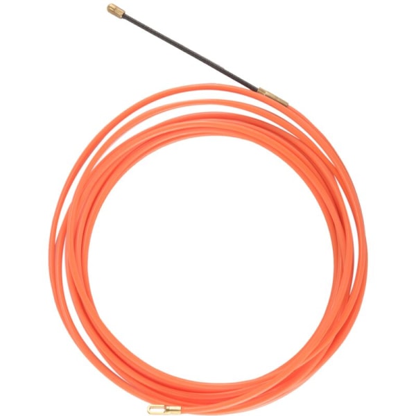 4mm 5 Meters Orange Guiding Device Nylon Electrical Cable, Push Rods, Conduits, Fishing Conduits, Snake Rodder