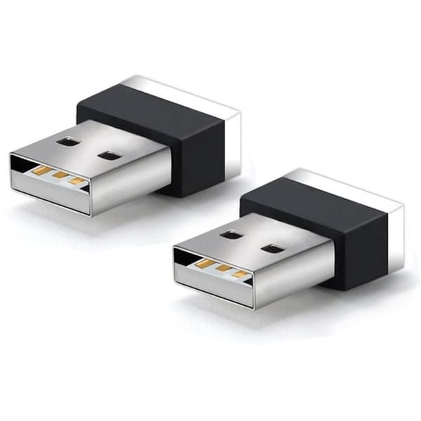 7 stk. Mini USB LED-lys Bilmodellering Indvendigt lys Bil Lys USB Natlys (7 farver)