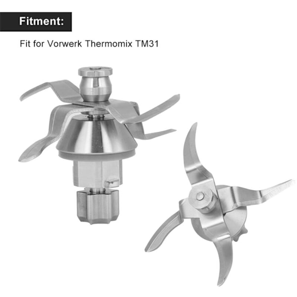 Ersättningsblad i rostfritt stål för Vorwerk Thermomix TM31