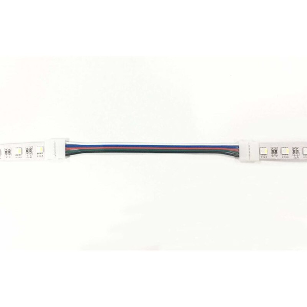 10 st RGBW-kontaktkabel 5-polig lampa 10 mm LED-remsa ljusomvandlare lödningsfri LED-bandadapter för att ansluta 2 SMD 5050 RGBW LED-remsor tillsammans