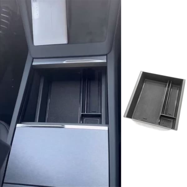 For Model 3 2024 Midtkonsoll Organizer Skuff Oppbevaringsboks Tilbehør, med Smooth Slide Technology