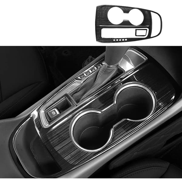 Rustfrit stål bil gear panel trim ramme cover til 2017 2018 2019 2020 tilbehør auto dele