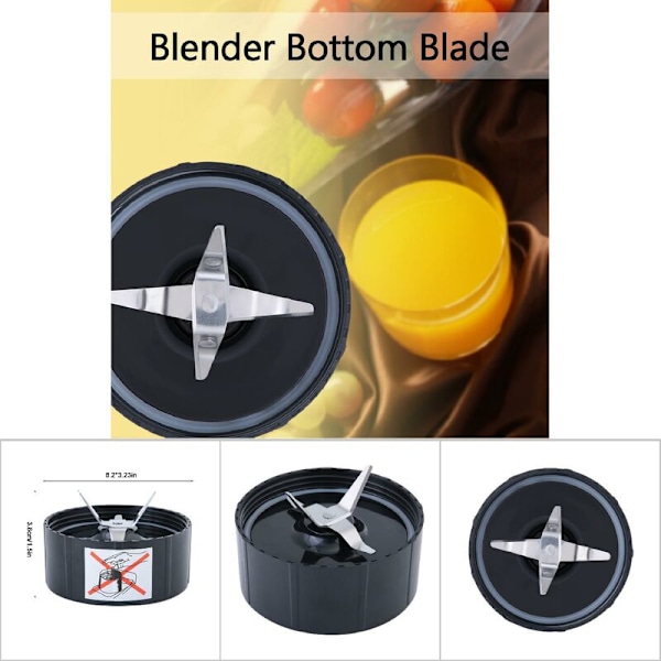 Metal Plast Saftpresser til Blender Udskiftning Nederste Blad (250W 1)