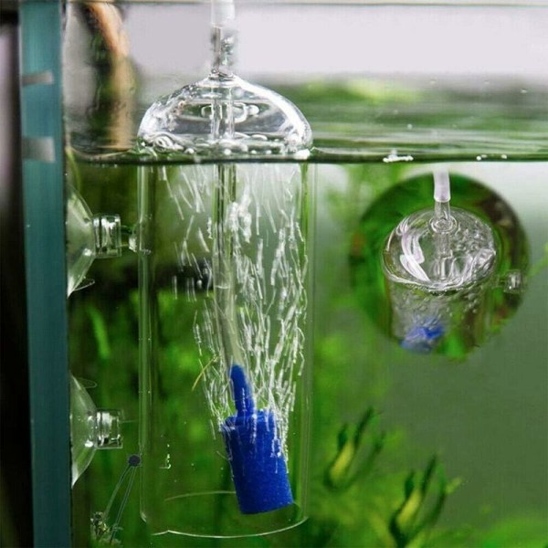5 st luftstenar, akvarieluftsten cylinder bubbeldiffusor luftstenar för luftpump akvarium hydroponik-blå-