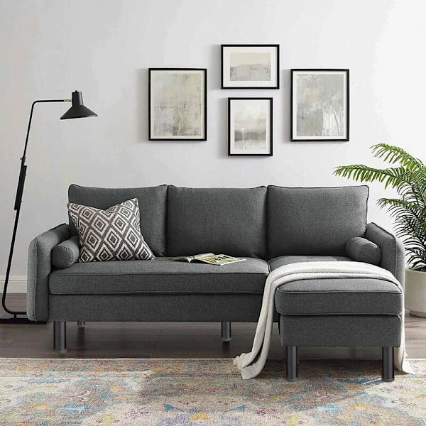 Moderne Sofabein i Aluminiumlegering, Utskiftbare Møbelbein 20 cm, for Seng, Kommode, Sylinderformet Metall Kaffebord Møbelbein