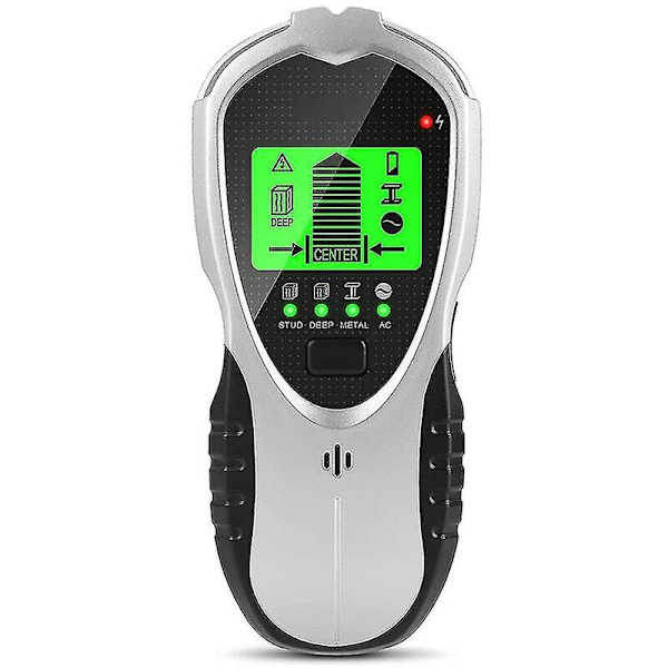 Kabeldetektor Väggskanner Detektor 4 i 1 Multifunktionell Med Lcd-display Ljudlarm, Metalldetektor För Metall Trä Ström  Mo