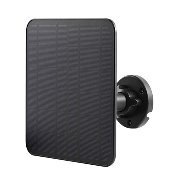 5V 5W Solpanel med Kabelkameraoplader 360° Justerbar til , Ring