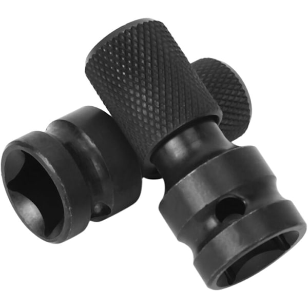 4-pak 1/2 Kvadratisk Drev Adapter 1/4 Hex Skaft Sokkel Adapter Konverter Chuck Udløsning til Slagmomentnøgle