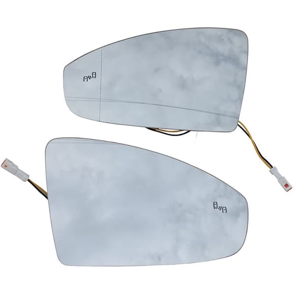 Vänster bil uppvärmd blind spot varning sidodörr vinge backspegel lins glas för