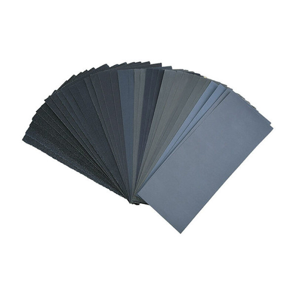 Tilbud, Sandpapir, 120 til 3000 Grit Assorteret, Vådt eller Tørt, Bilslibning, Træmøbelfinish (84 PCS), AAFGVC