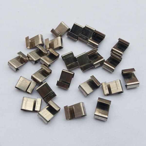 25 stk. Serie Rustfrit Stål Z-Lap Type Glasklips Drivhusklips Haveartikler
