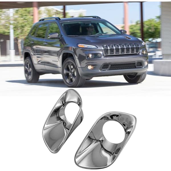 For 2014-2018 ABS Chrome Tåkelys Deksel Trim Ramme Dekorasjon