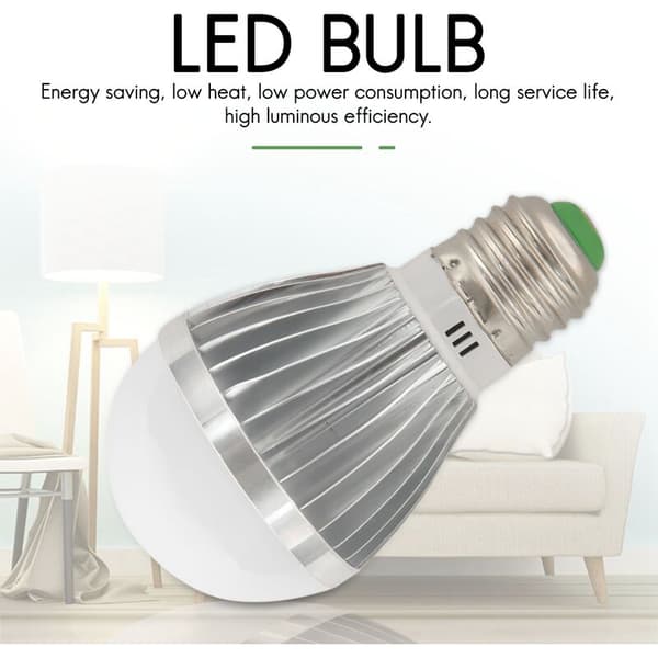 E27 5w 12v Høy Effekt Hvit LED Pære