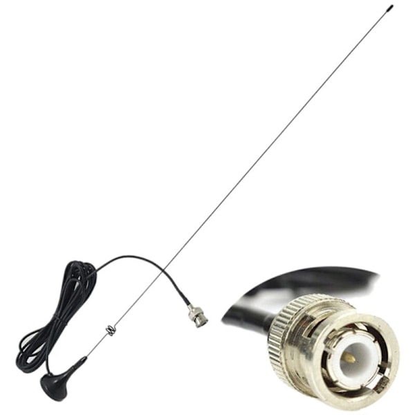 2X BNC-M UHF + VHF ajoneuvoon asennettava antenni UT-108UV:lle