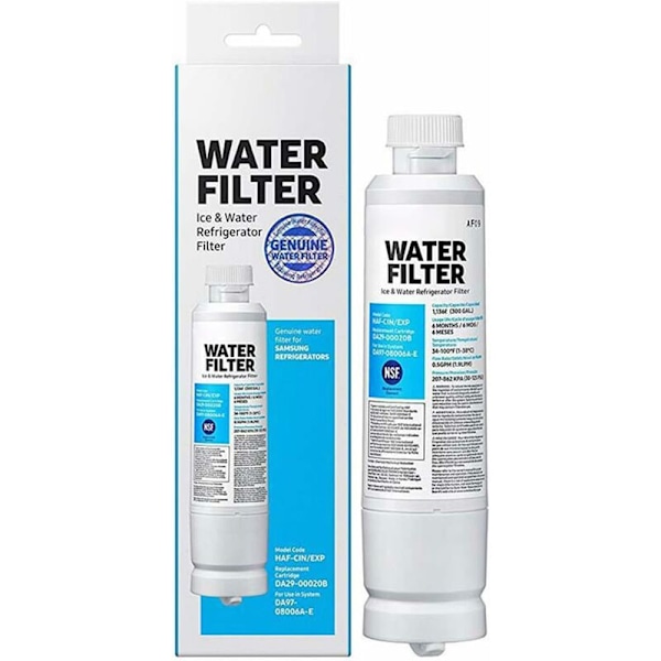 1 Pack Ersättningsfilter för kylskåpsvatten DA29-00020A/B/HAF-CIN/EXP / DA29-00020B-1