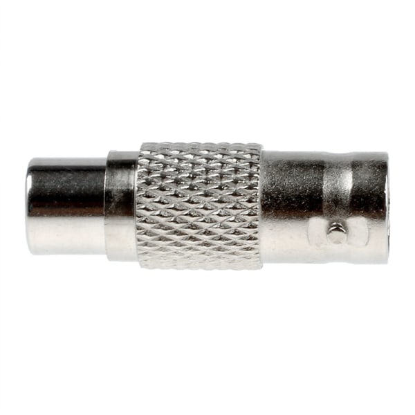 Silver adapter BNC () till RCA ()