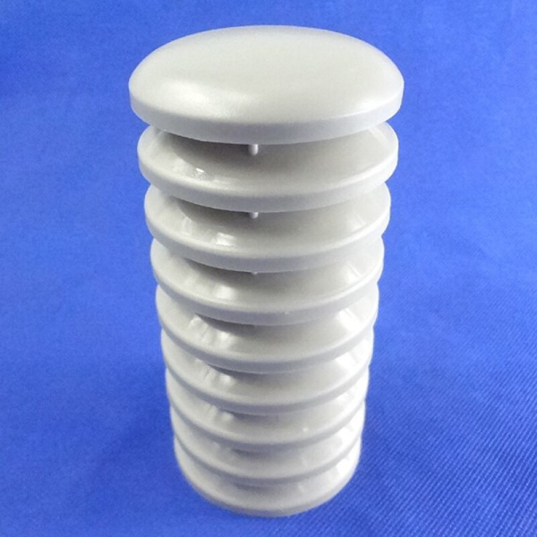 Hvit plast ytre skall for termo-hygro-sensor, erstatningsdel for værstasjon (termo-hygro-sender/sensor)