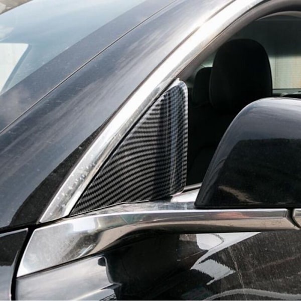 Ljudreducerande dekal för Model 3, trekantig spoiler, A-stolpe, vindmotstånd, trim