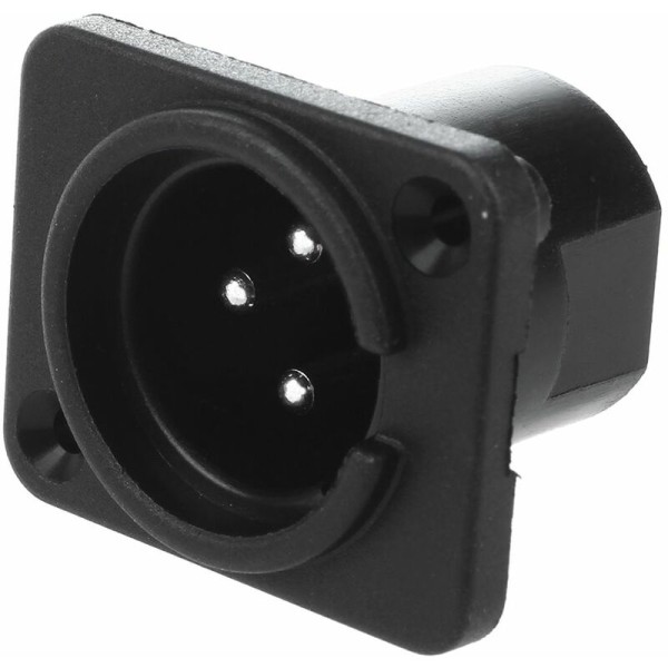 Rak XLR-montering haneuttag terminalpanel montering kontakt 10st