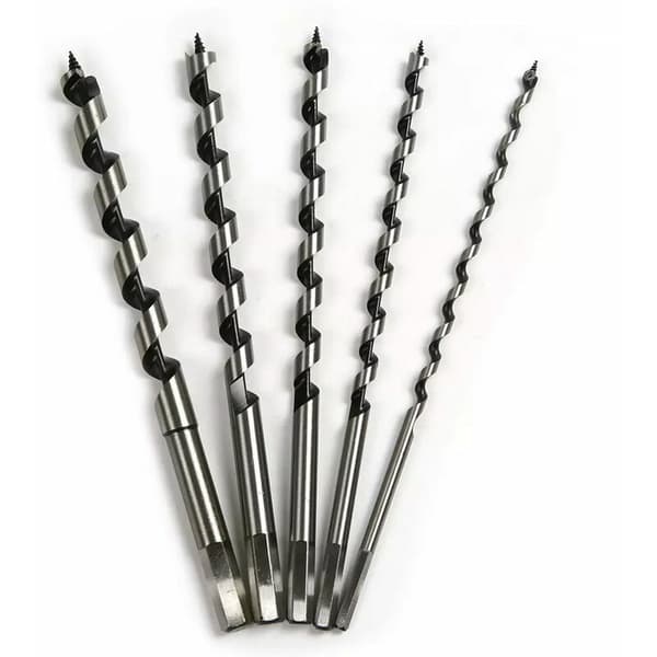 5 stk./sett 230mm Super Lang Auger Bor Bits Hex Shank Auger Bor Bits For Trebearbeiding