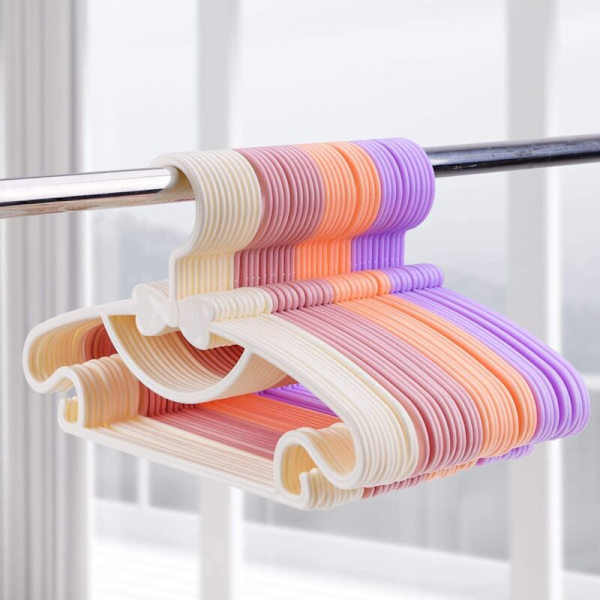 Babyhängare, Barnklädhängare Plastförvaringshängare för Hållbara 30 Stycken Längd 29,5 cm