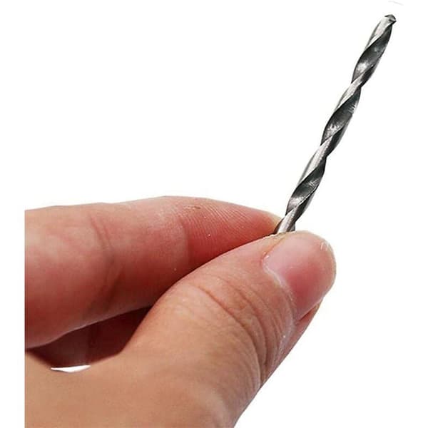 40 stk. 0,5 mm-2,0 mm lige skaft mini borebitsæt Tiny Mini små borebits fuldt slebet HSS spiralborebits til Dil
