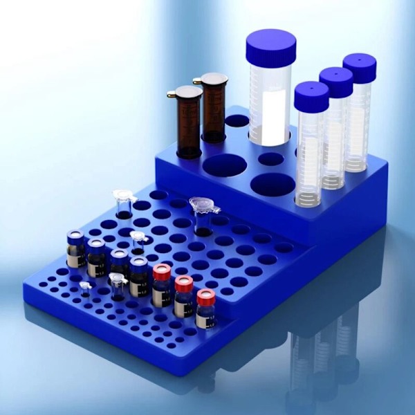 Multifunksjonell Sentrifugerørsholder 0,2/0,5/1,5/2/5/10/15/50 ml Lab-utstyr Testfaser