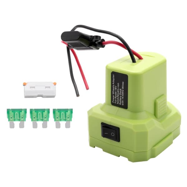 18V Batteri Strømadapter med Sikring og Afbryderterminaler, Stik Rc Bil, Rc Lastbil