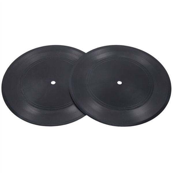 Blanke vinylplader 7 tommer CD til værelse dekoration CD væg dekoration vinylplader dekoration sorte falske diske dekoration (12 stykker)