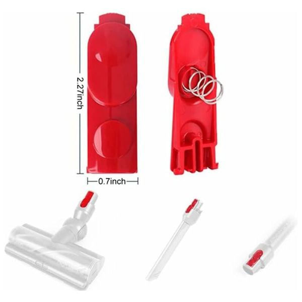 Rengöringshuvudklämma för Dyson V7 V8 V10 V11 V15 Dammsugare Ersättningstillbehör
