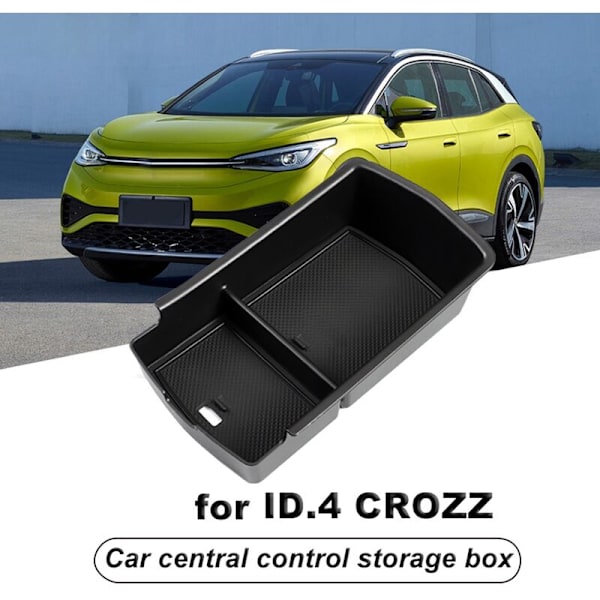 För ID.4 ID4 Center Console Armrest Förvaringslåda Hållare Organizer Interiör Insatsbricka Tillbehör
