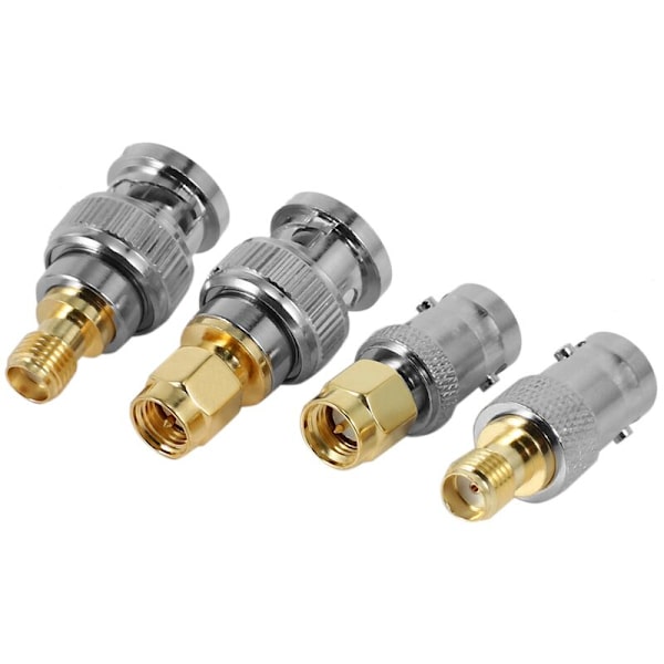 4 st BNC till SMA Hanadapter RF-kontakt Testkonverteringskit