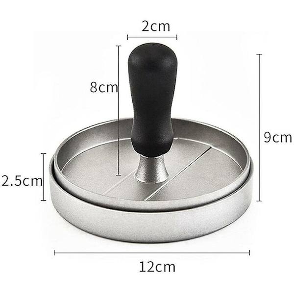 Non-Stick Hamburgerpresse, Hamburger Patty Maker for Hamburger, Kjøtt og Biff
