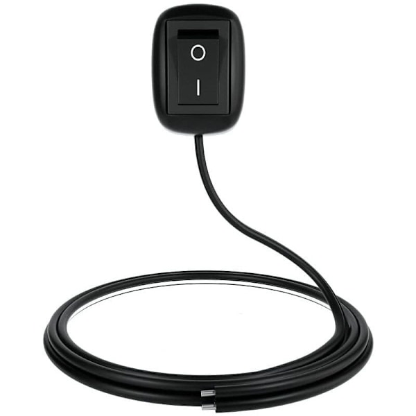 12V-230V/10A SPST Lim-type ON/OFF Bil DIY Bryter Vanndråpeformet Knappbryter for Tåkelys, LED Lysstang (med 1m Kabel)