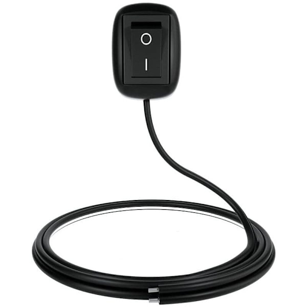 12V-230V/10A SPST Lim-Type ON/OFF Bil DIY Switch Vanddråbeformet Knapswitch til Tågeforlygter, LED Lygtebjælke (med 1m Kabel)