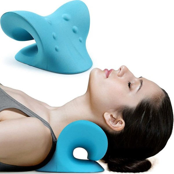 cervikal trekkanordning for å slappe av nakke og skuldre, for å lindre smerte og justere cervikal ryggraden