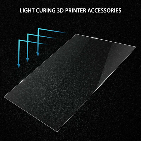 8 stk. 140x200 mm SLA/LCD FEP-film med en tykkelse på 0,15-0,2 mm til Photon Resin DLP 3D-printer