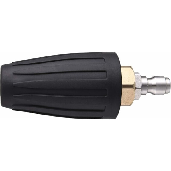 Turbo dysse til højtryksrenser, roterende dysse og 5 spidser, 1/4\" hurtigkobling, 3000-4000 psi, 5,2 mm åbning, Irisfr