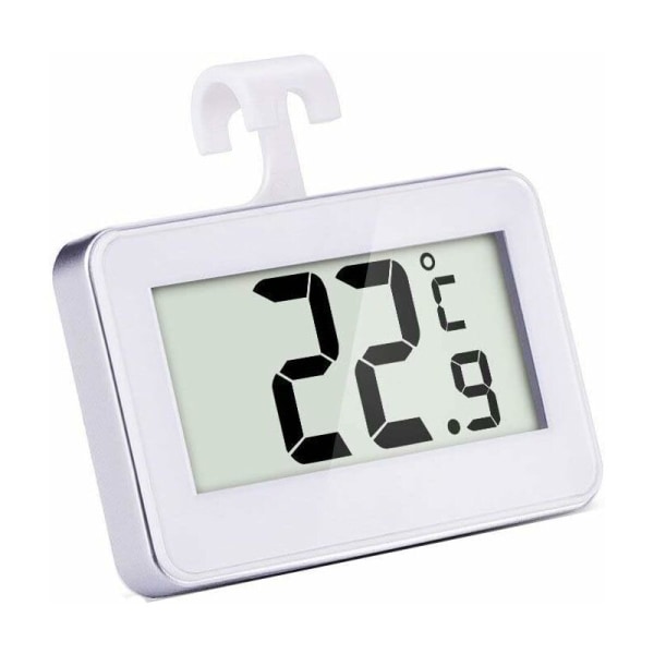 Fridge Digital Thermometer Freezer Digital Thermometer and Indoor Temperature Monitor, White