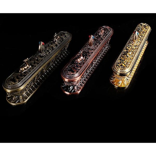 Tibet Røgelse Brænder Antik Håndlavet Røgelse Pindeholder Tehus Hjemmekontor Dekoration Håndværk Ornamenter 3