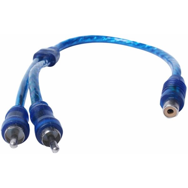 3 stk. lydforbindelse til 1 RCA til 2 RCA han-adapter splitterkabel