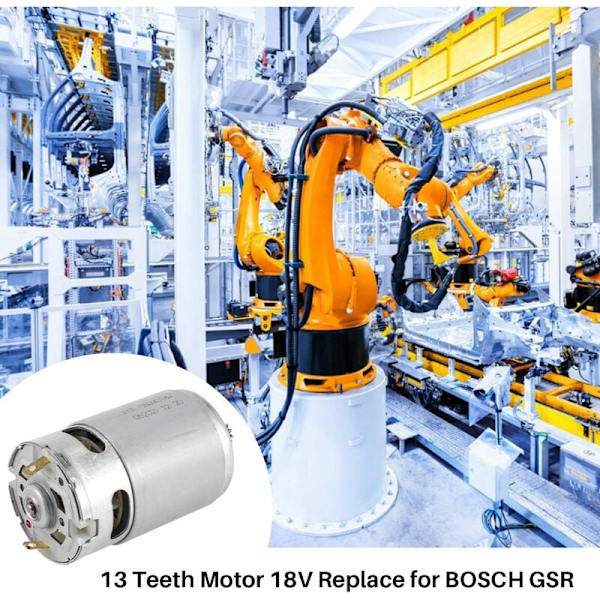 13 tänder 18V motor ersättning för 18-2-Li 18-2-Li Gsr18-2-Li Gsb18-2-L1 1800 Li-2 Psb1800 skruvmejsel
