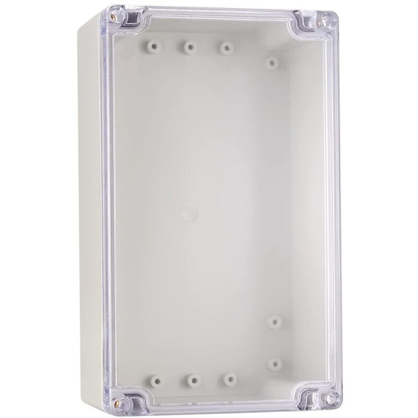 Vandafvisende IP65 Udendørs Elektrisk Forbindelsesboks, Stikforbindelsesboks, Udendørs Elektronisk Plastikkabinet (Transparent 20X12X7.5CM)