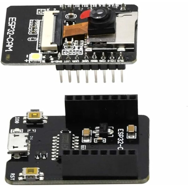 2 stk ESP32-CAM-MB trådløs Bluetooth WiFi udviklingstavler ESP32 Dual-Core med TF-kortmodul 2640 kamera