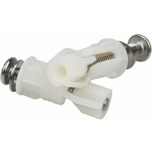 2PCS Toalettlock Expansionskruv Toalettlock Fixering, Skruvfixeringssats Toalettlock Reservdelar
