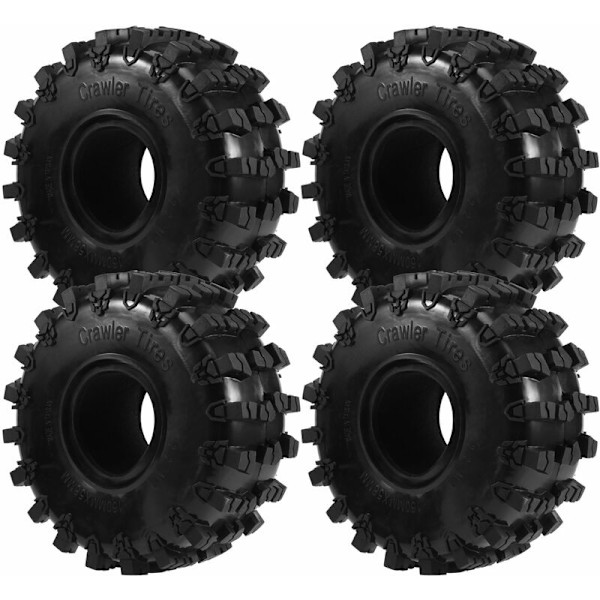 4 st 150MM 2.2 Gummi Stora Däck Hjul Däck för 1/10 RC Crawler Bil Axial Wraith SCX10 Capra TRX4 TRX6 D90